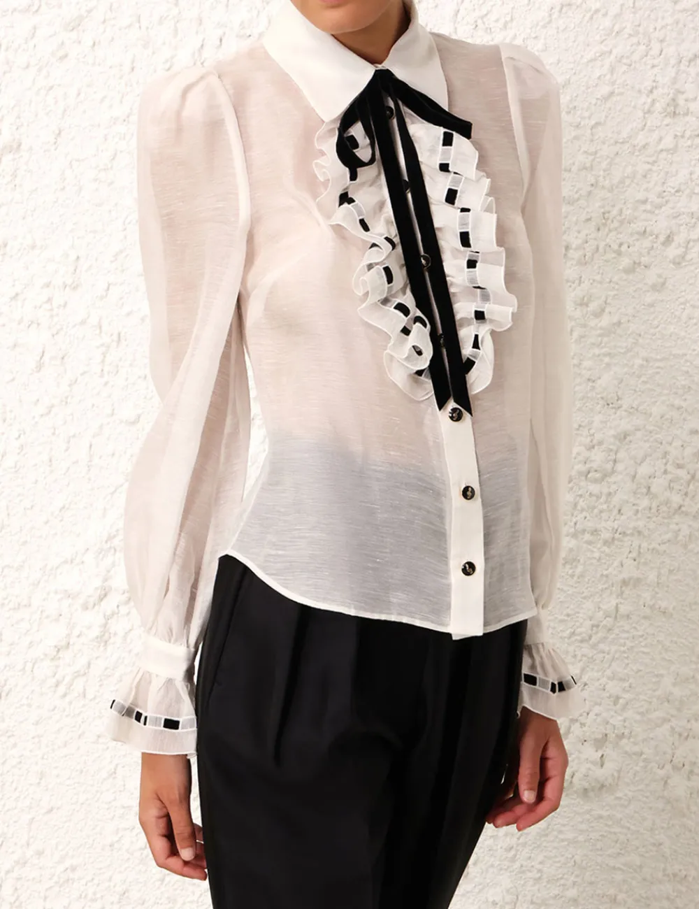 ZIMMERMANN Tops<Matchmaker Tuxedo Body Shirt