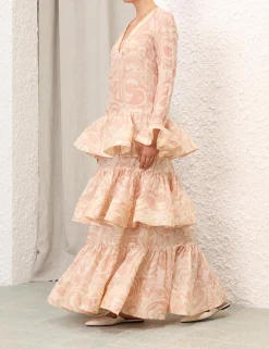 ZIMMERMANN Dresses<Matchmaker V Neck Gown