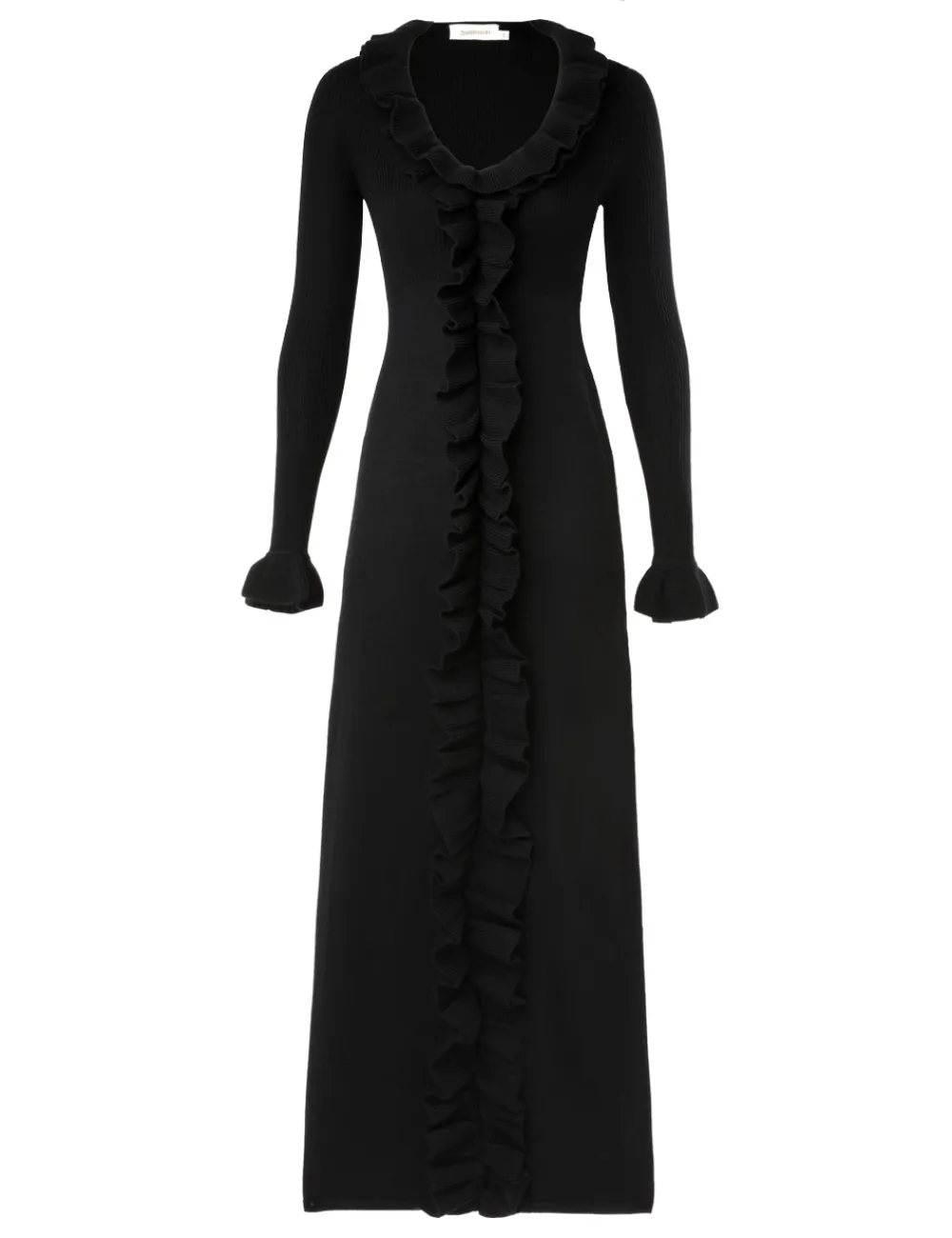 ZIMMERMANN Knitwear<Matchmaker V-Neck Ruffle Dress