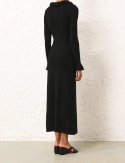 ZIMMERMANN Knitwear<Matchmaker V-Neck Ruffle Dress