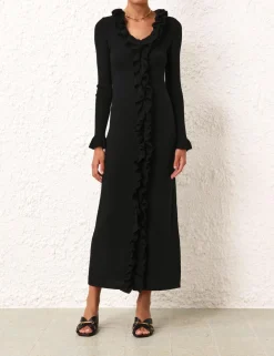 ZIMMERMANN Dresses<Matchmaker V-Neck Ruffle Dress