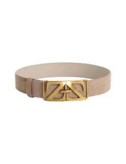 ZIMMERMANN Luminosity<Monogram Suede Waist Belt