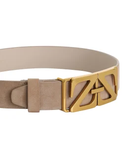 ZIMMERMANN Luminosity<Monogram Suede Waist Belt
