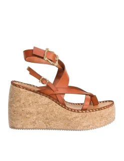ZIMMERMANN Sandals<Multi-Strap Sandal Wedge