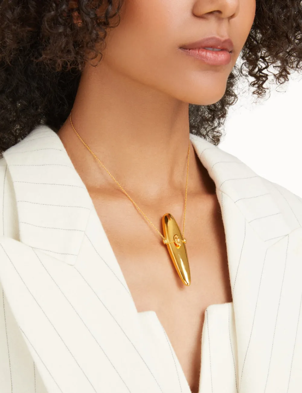 ZIMMERMANN Necklaces<Paint Stroke Locket Necklace