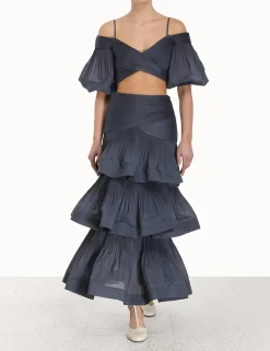 ZIMMERMANN Tops<Pleated Bodice