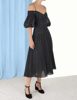 ZIMMERMANN Dresses<Pleated Midi