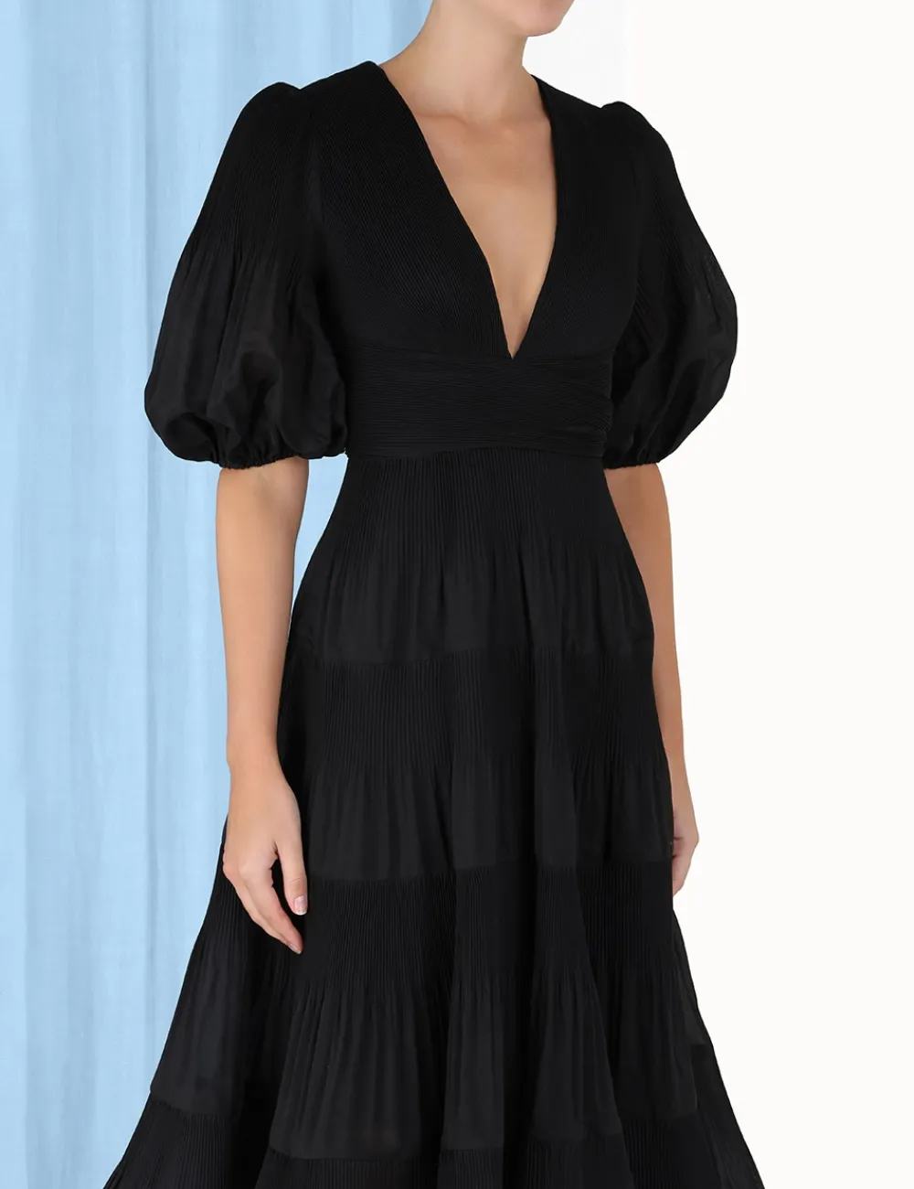 ZIMMERMANN Luminosity<Pleated Midi Dress