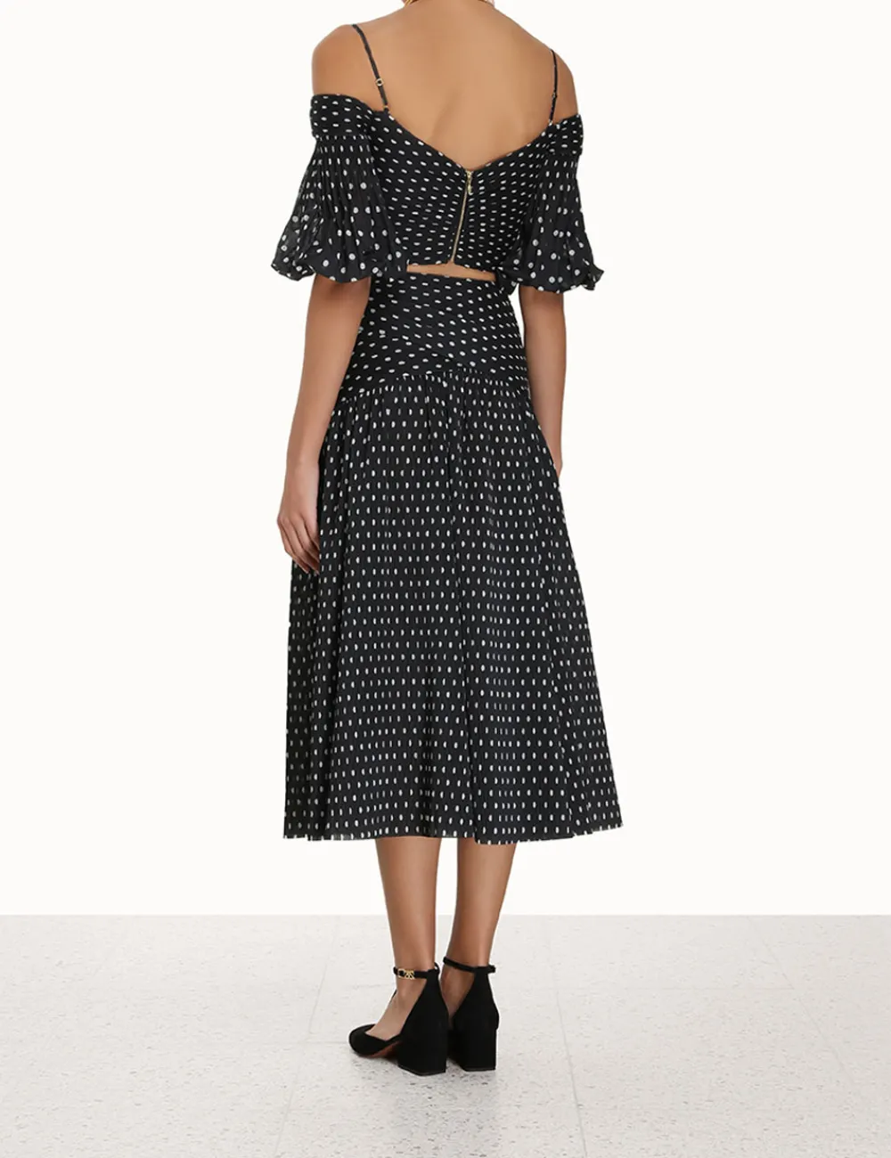 ZIMMERMANN Skirts<Pleated Midi Skirt