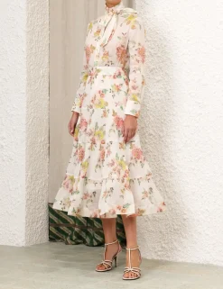 ZIMMERMANN Clothing<Pleated Midi Skirt