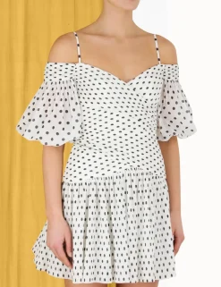 ZIMMERMANN Dresses<Pleated Mini