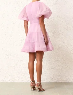 ZIMMERMANN Clothing<Pleated Mini Dress