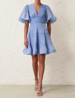 ZIMMERMANN Clothing<Pleated Mini Dress