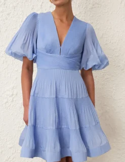 ZIMMERMANN Clothing<Pleated Mini Dress