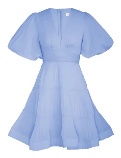 ZIMMERMANN Dresses<Pleated Mini Dress