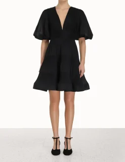 ZIMMERMANN Dresses<Pleated Mini Dress