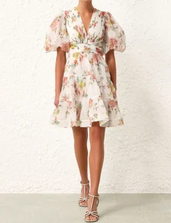 ZIMMERMANN Dresses<Pleated Mini Dress