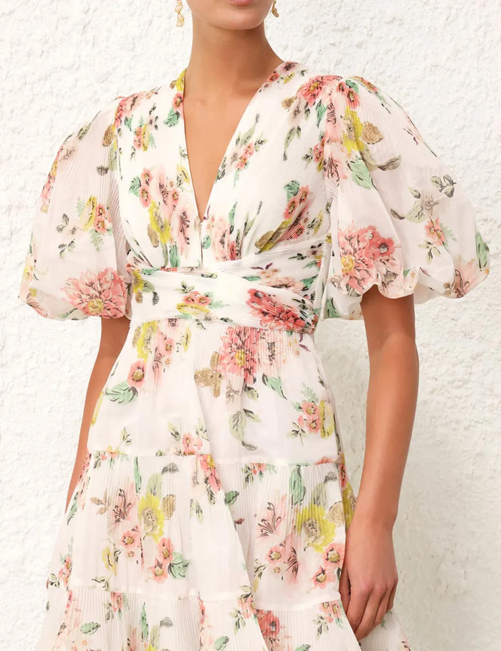 ZIMMERMANN Clothing<Pleated Mini Dress