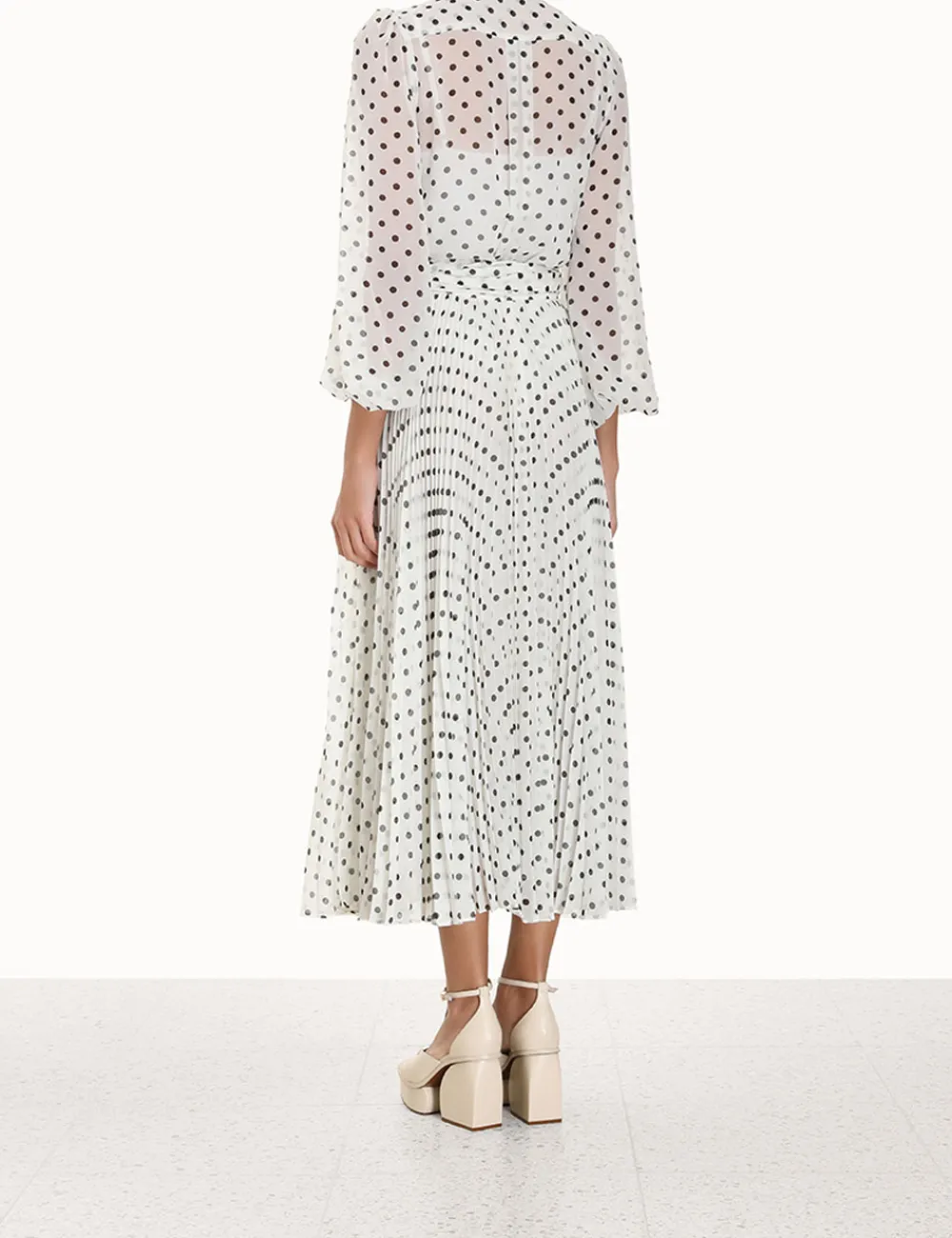 ZIMMERMANN Skirts<Pleated Sunray Midi Skirt