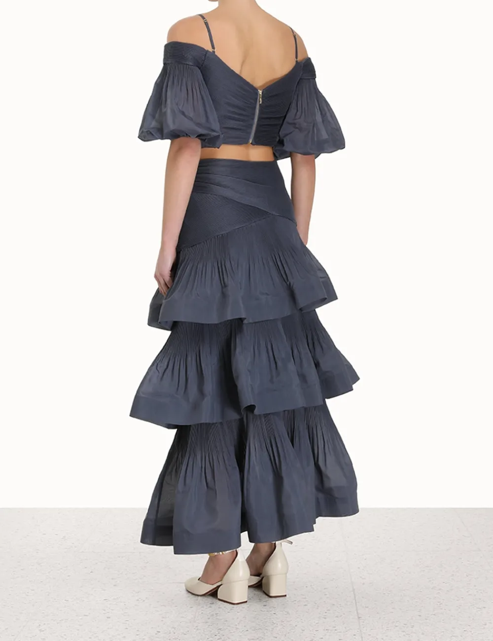 ZIMMERMANN Skirts<Pleated Tiered Skirt
