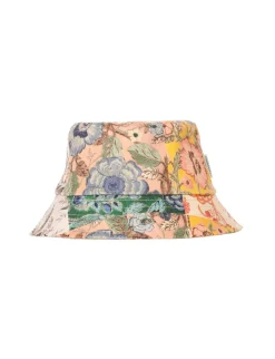 ZIMMERMANN Hats<Printed Canvas Bucket Hat