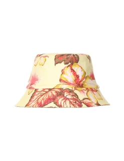 ZIMMERMANN Hats<Printed Canvas Bucket Hat