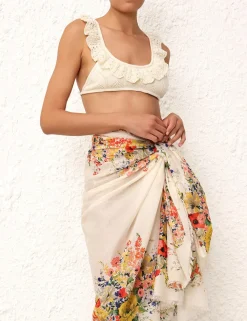 ZIMMERMANN Towels & Pareos<Printed Cotton Pareo