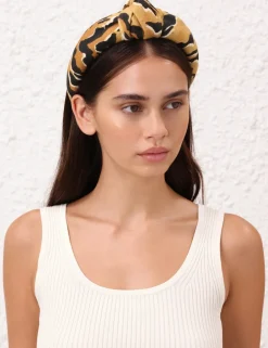 ZIMMERMANN Hair Accessories<Printed Linen Headband