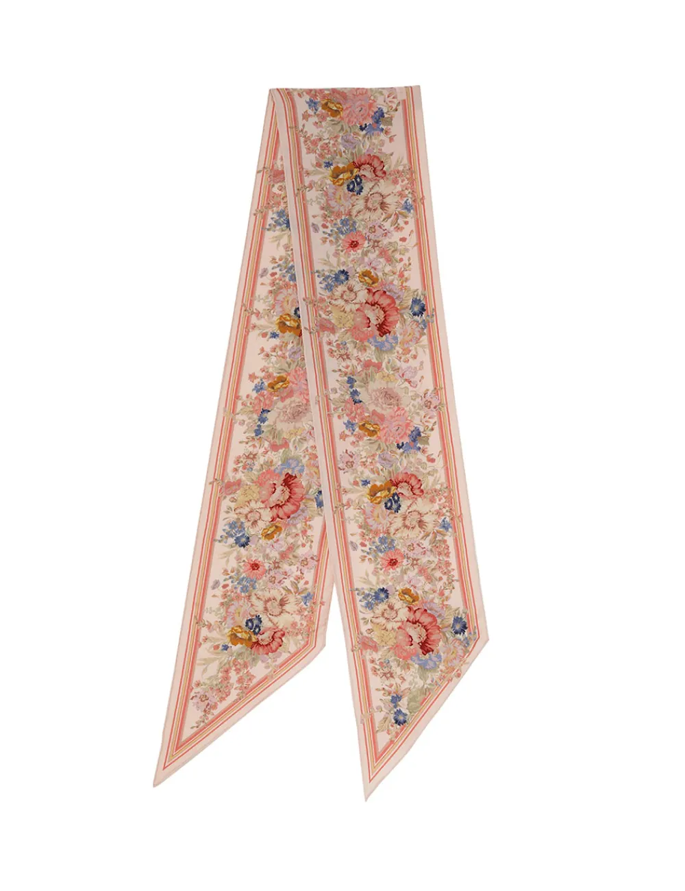 ZIMMERMANN Scarves<Printed Silk Neck Scarf