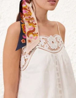 ZIMMERMANN Scarves<Printed Silk Ribbon Scarf