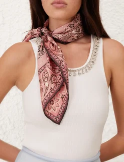 ZIMMERMANN Accessories<Printed Silk Square 70