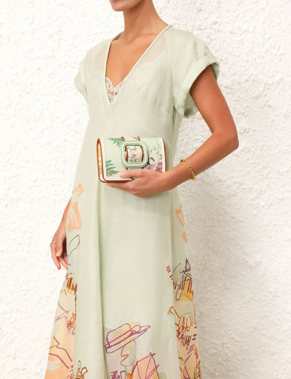 ZIMMERMANN Accessories<Printed Small Cross Body Bag