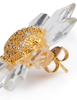 ZIMMERMANN Earrings<Quartz Sunflower Earrings