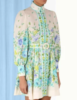 ZIMMERMANN Dresses & Coverups<Raie Buttoned Mini Dress