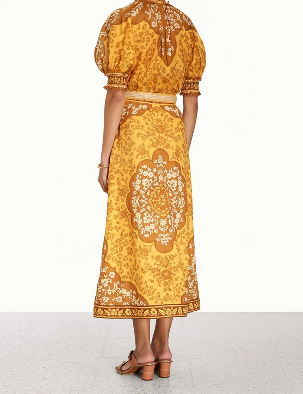 ZIMMERMANN Clothing<Raie Column Skirt