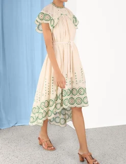 ZIMMERMANN Dresses & Coverups<Raie Embroidered Dress
