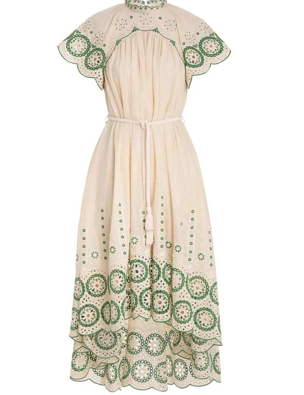 ZIMMERMANN Clothing<Raie Embroidered Dress