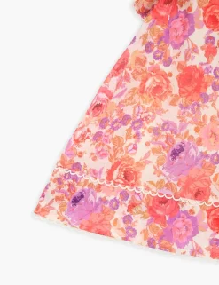 ZIMMERMANN Clothing<Raie Flounce Sleeve Dress