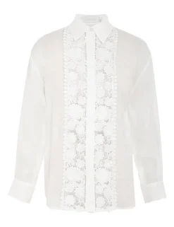 ZIMMERMANN Clothing<Raie Lace Flower Shirt