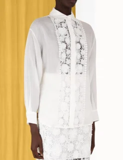 ZIMMERMANN Tops<Raie Lace Flower Shirt