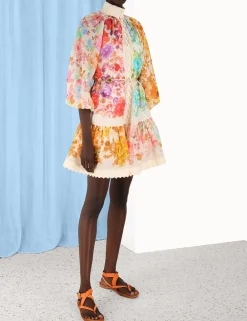 ZIMMERMANN Clothing<Raie Lantern Mini Dress