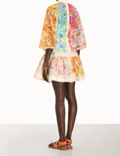 ZIMMERMANN Clothing<Raie Lantern Mini Dress