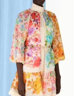 ZIMMERMANN Clothing<Raie Lantern Mini Dress