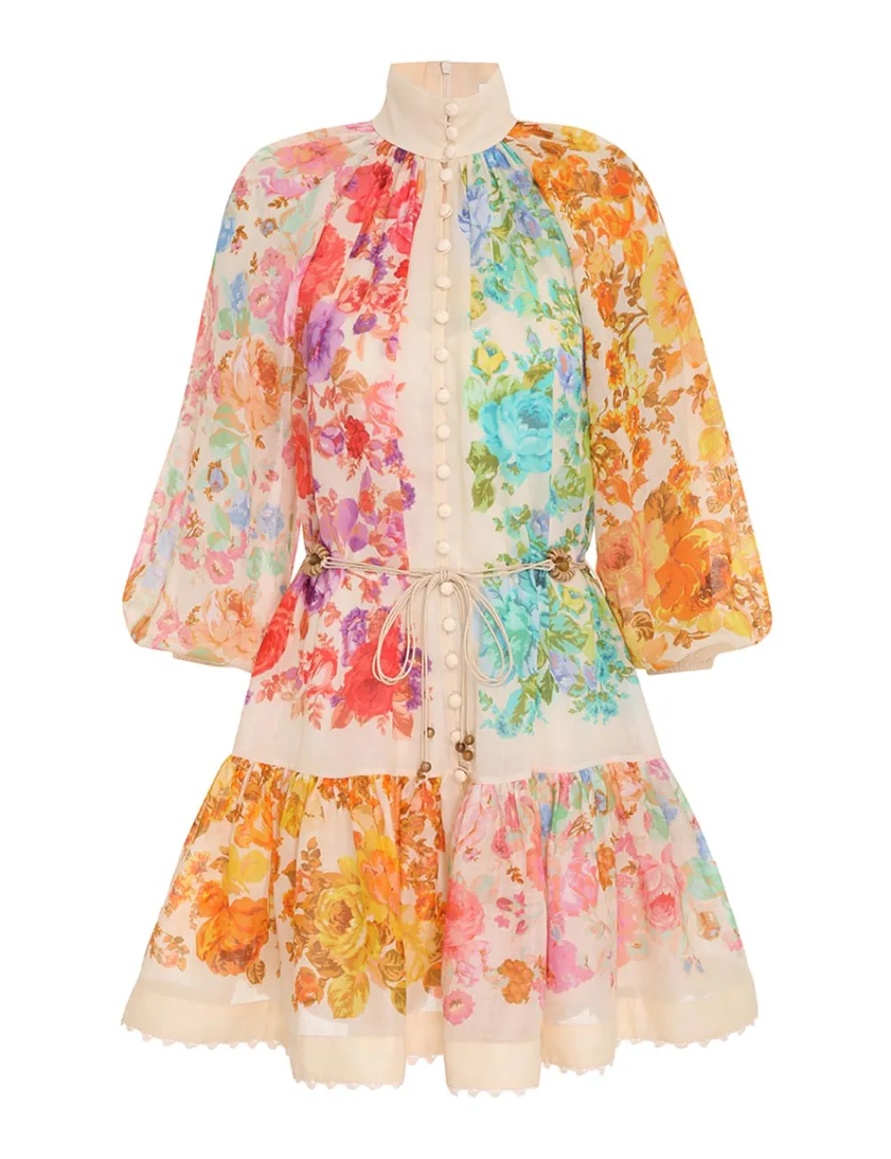 ZIMMERMANN Dresses & Coverups<Raie Lantern Mini Dress