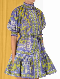 ZIMMERMANN Dresses & Coverups<Raie Lantern Mini Dress