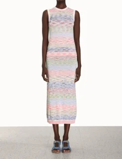 ZIMMERMANN Skirts<Raie Marl Midi Skirt