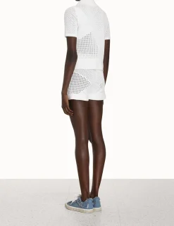 ZIMMERMANN Knitwear<Raie Mesh Knit Shorts