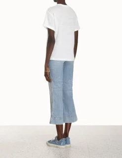 ZIMMERMANN Clothing<Raie Roll Sleeve Tee