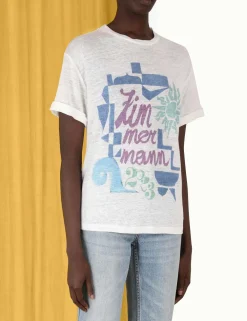 ZIMMERMANN Clothing<Raie Roll Sleeve Tee