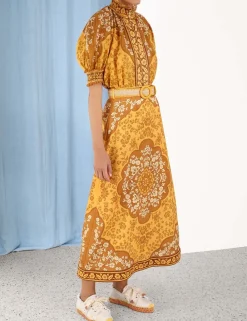 ZIMMERMANN Clothing<Raie Short Sleeve Blouse
